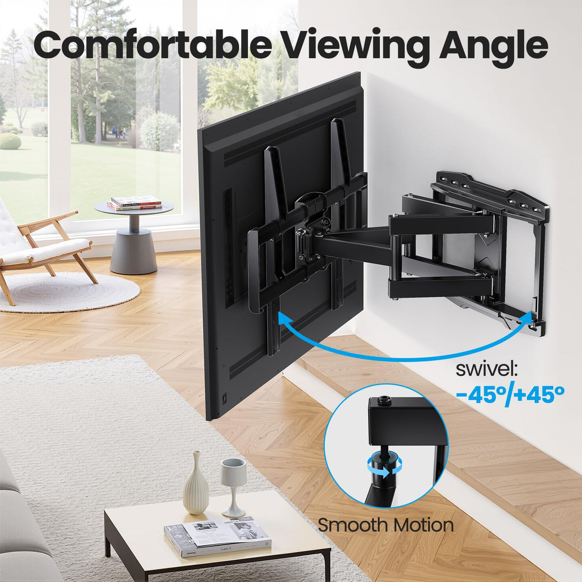 USX STAR Full Motion TV Wall Mount Bracket for 65 70 75 85 86 90 inch TVs