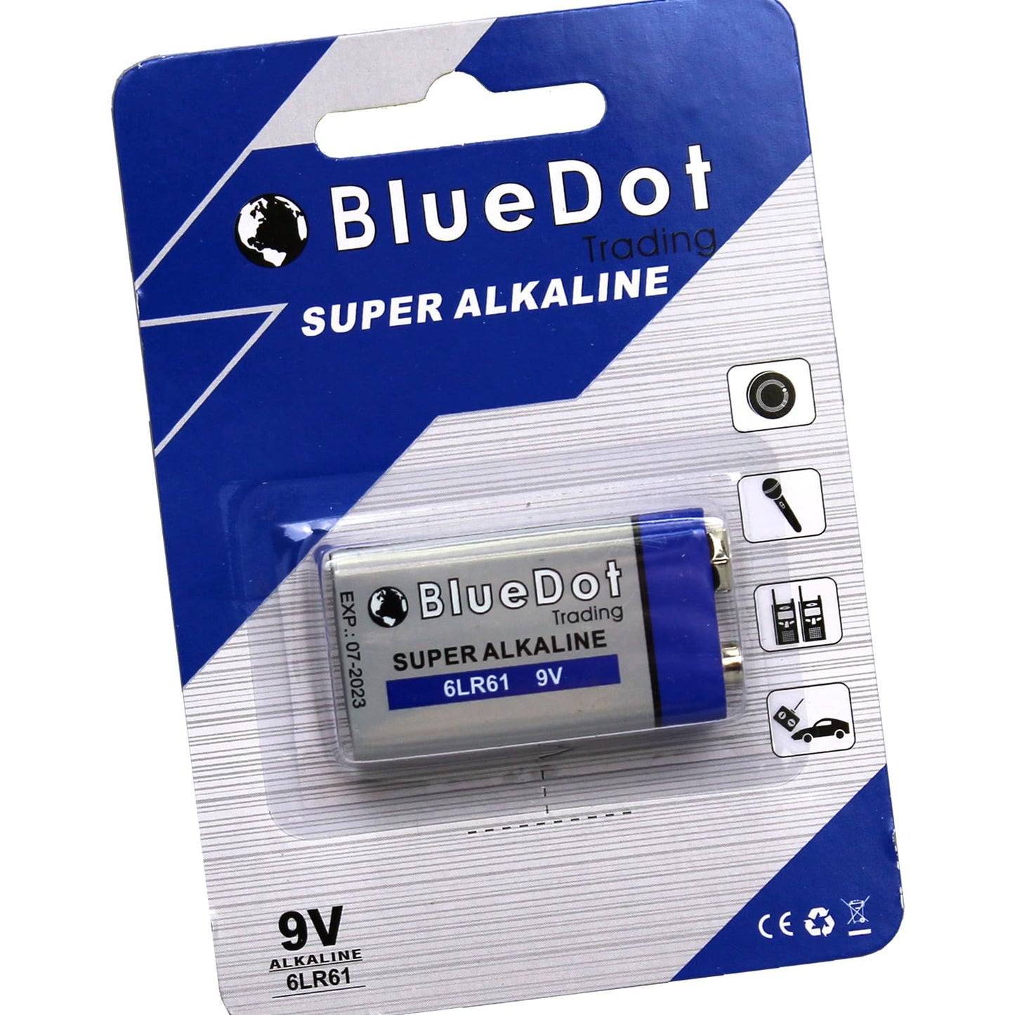 BlueDot Trading Heavy Duty 9 Volt Alkaline Batteries for Smoke and Carbon Monoxide Detectors, Security Devices and Fire Alarms, (Packaging May Vary)…