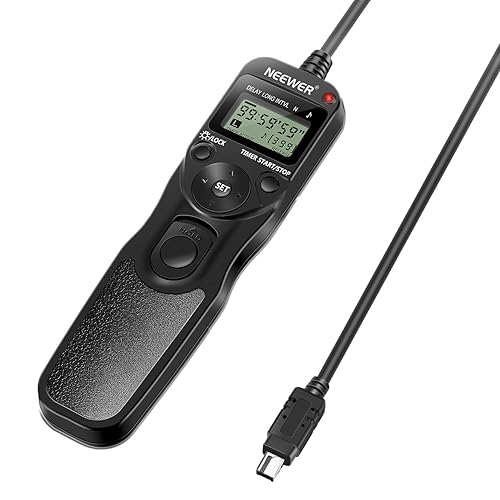 Neewer Digital Timer Remote Shutter Release Trigger(Replacement for MC-DC2)for Nikon D90 D600 D610 D3100 D3200 D3300 D5000 D5100 D5200 D5300 D7000