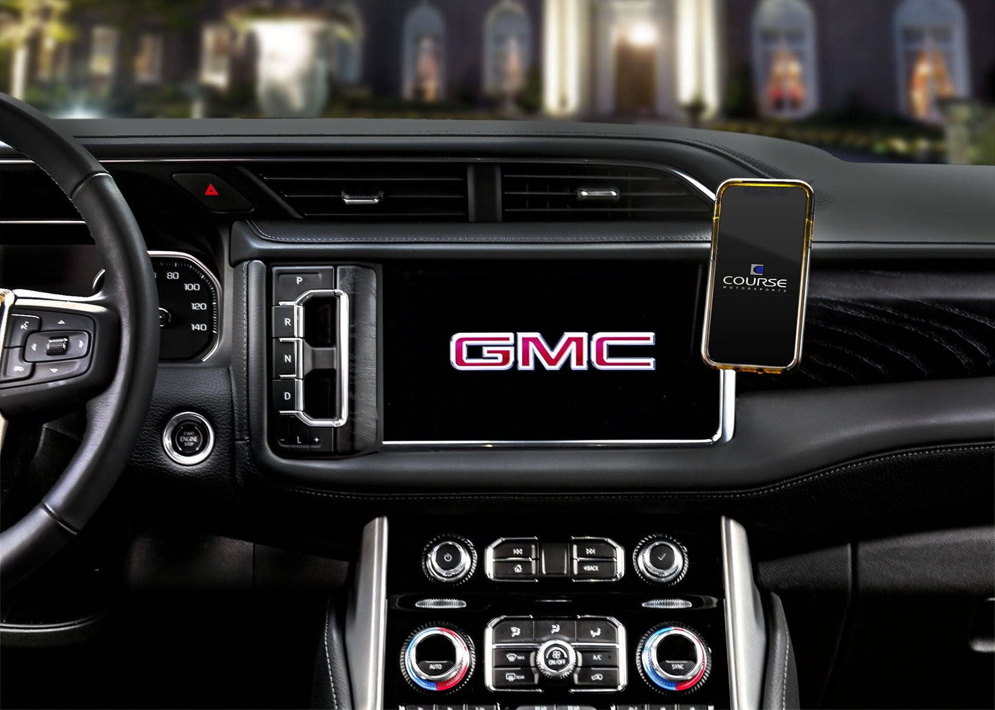 Course Motorsports DirectFit Phone Mount: GMC Yukon/Yukon XL/Denali (2021+) Magsafe Compatible Head - Non Charging Right
