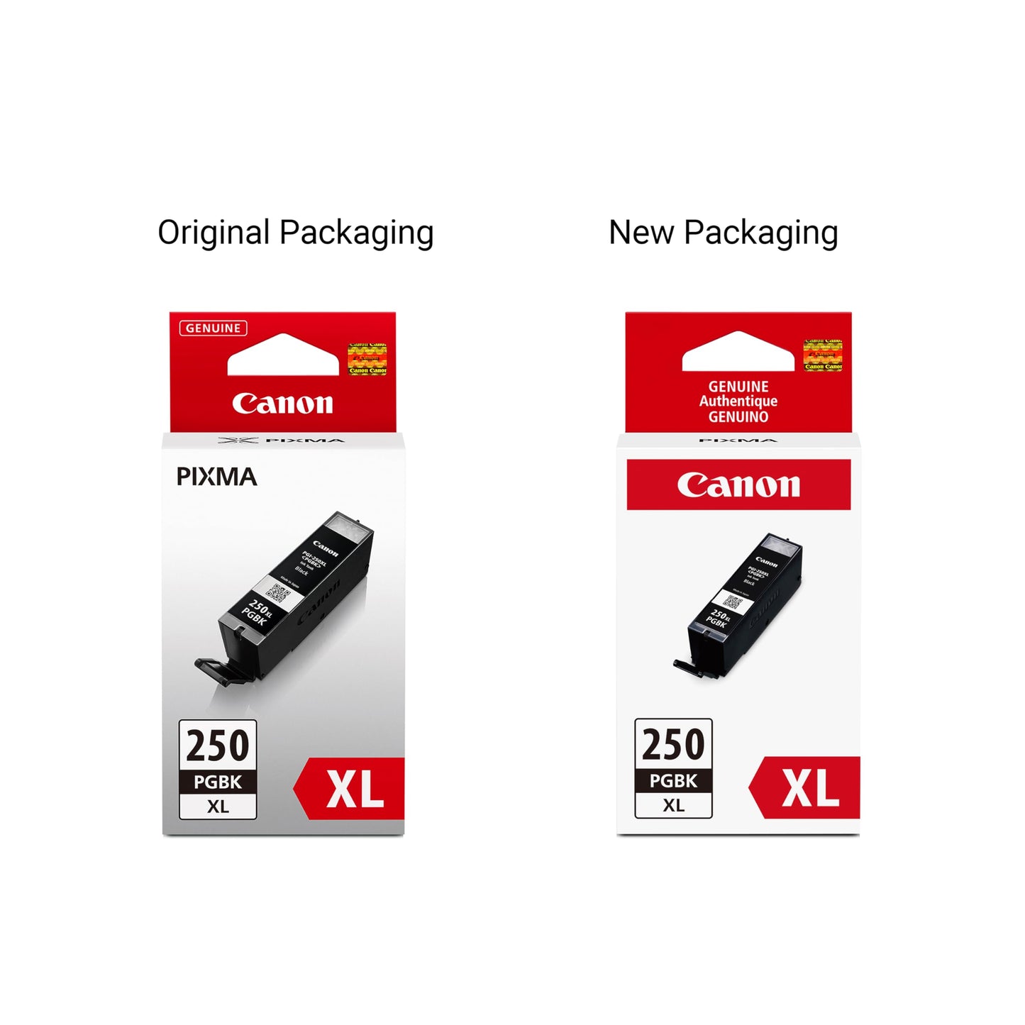 Canon PGI-250XL Genuine Pigment Black Ink Tank, Compatible with MG6320, IP7220 & MG5420, MX922, MG5520, MG6420, MG7120, iX6820, iP8720, MG7520