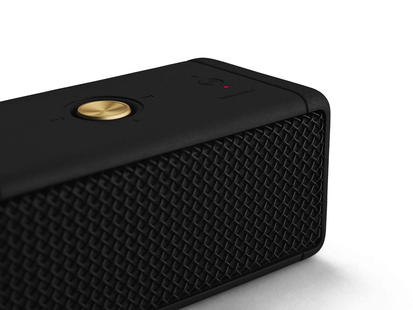Marshall Emberton Portable Bluetooth Speaker Black and Brass 1005696 (Renewed)