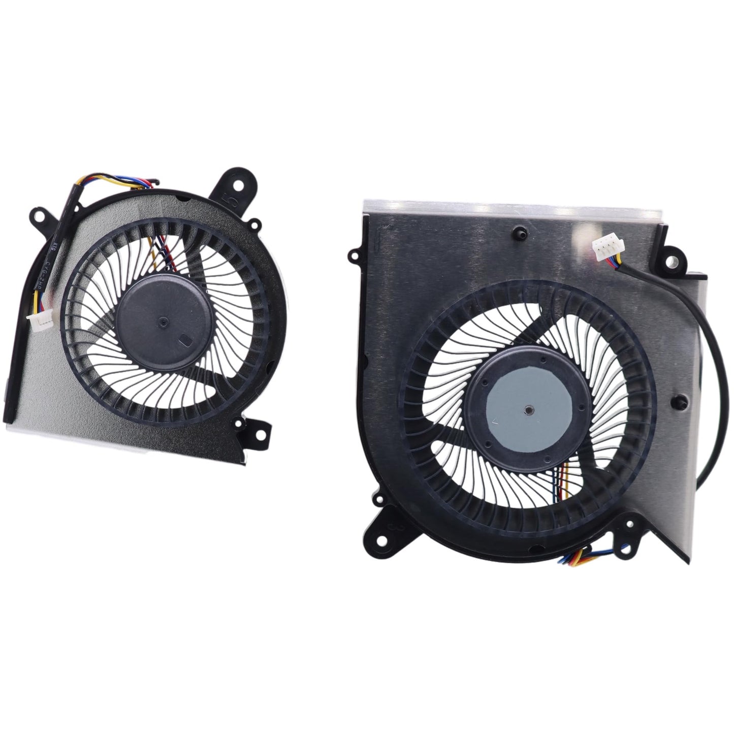 Deal4GO CPU & GPU Graphics Cooling Fan Replacement for MSI GF66 GL66 GF76 GL76 WF76 MS-1541 MS-1583 MS-1584 MS-17L1 MS-17L4, Black, PABD08008SH