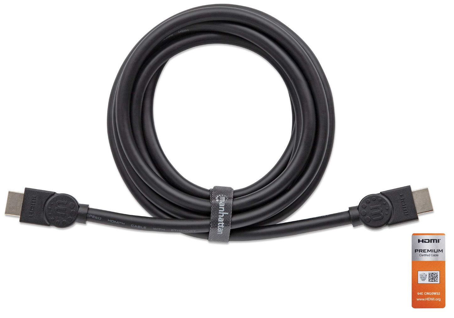 MANHATTAN - Certified Premium High Speed HDMI Cable with Ethernet
