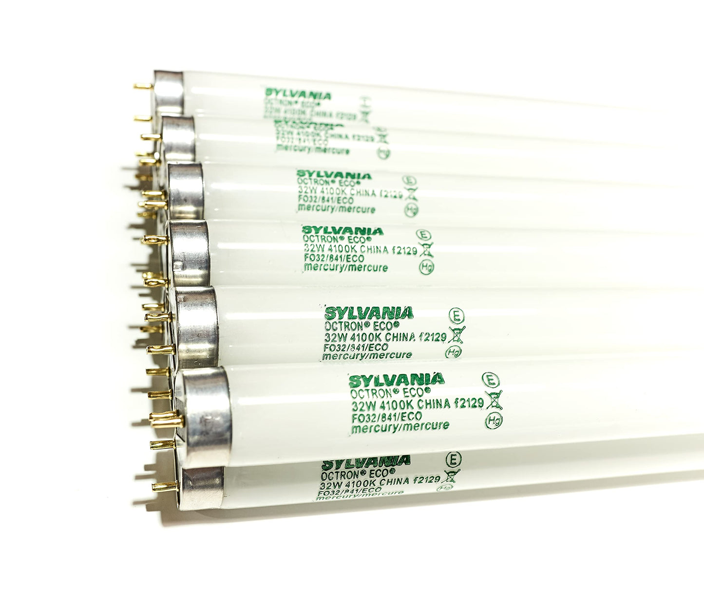 LEDVANCE FO32/841/ECO (12 Pack) 32 Watt T8 Fluorescent Tube Light Bulb F32T8 32W 4100K Replaces FO32/V41/ECO FO32/741 F32T8/SP41 F32T8/SPX41/ECO