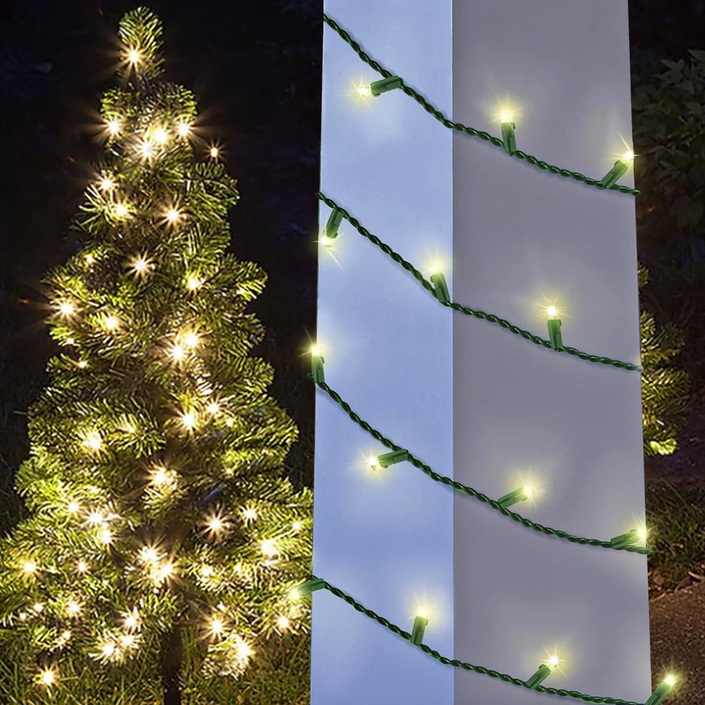 Boltigen Soft Twinkle Lights, 100LED Slow Twinkling, 5mm Wide Angle Christmas Lights, UL Certified 27 Ft Extendable for Home Garden Indoor Outdoor Use
