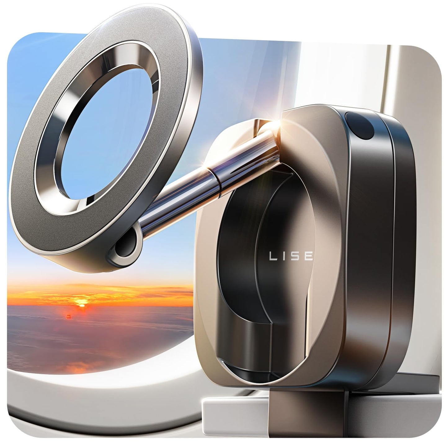 LISEN Airplane Travel Essentials for Flying Airplane Phone Holder for Desk