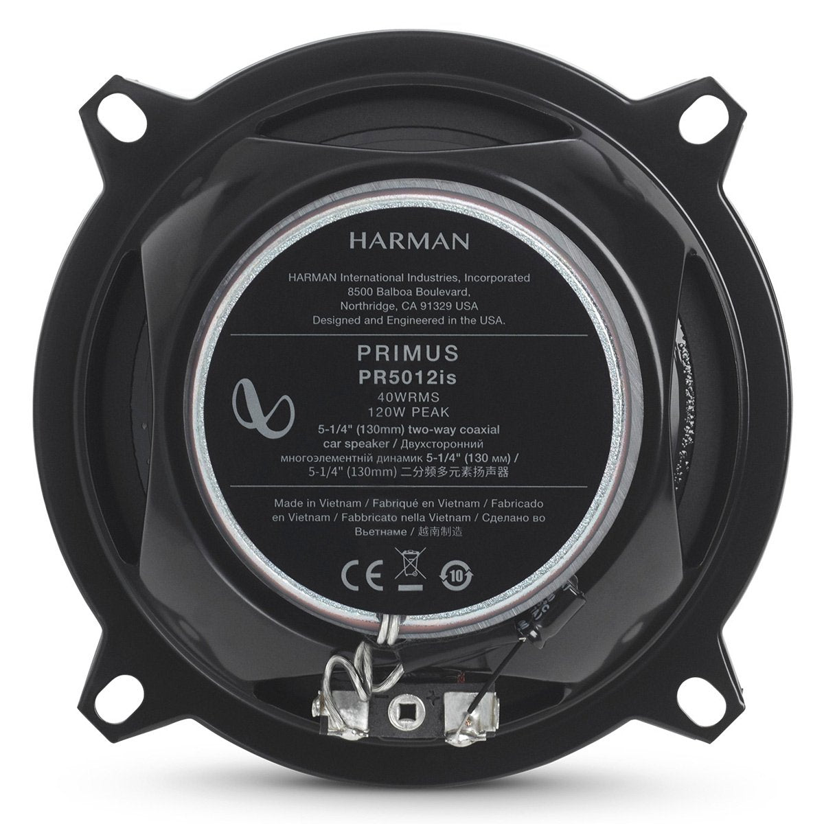 Infinity PR5012IS 5-1/4" (130mm) Two-Way Multielement Speaker - Pair