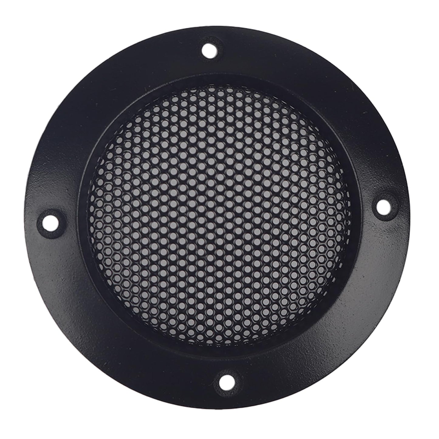 HLGHLG 2 Inch Speaker Grill Covers, 2PCS Black Decorative Metal Mesh Grille Guard Protector for Car Tweeter/Woofer, with Mounting Screws