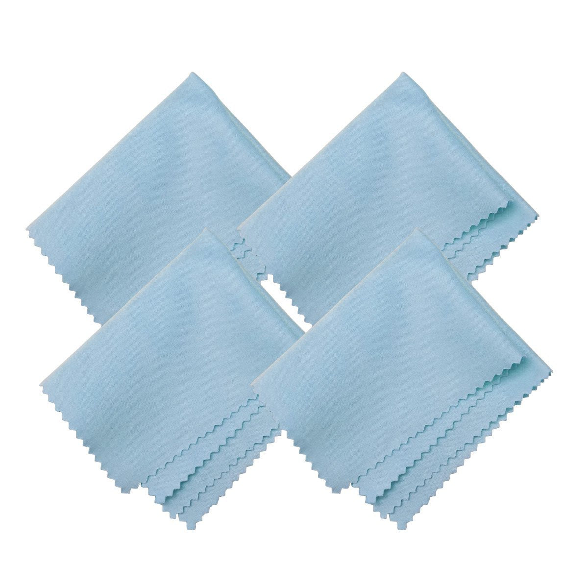 Microfiber Screen Cleaning Cloths, HTTX 4-Pack 6 x 7 inches for Cell Phones, Tablets, LCD TV, Laptop, Camera Lenses, Surface Tablet, Monitor, Car GPS