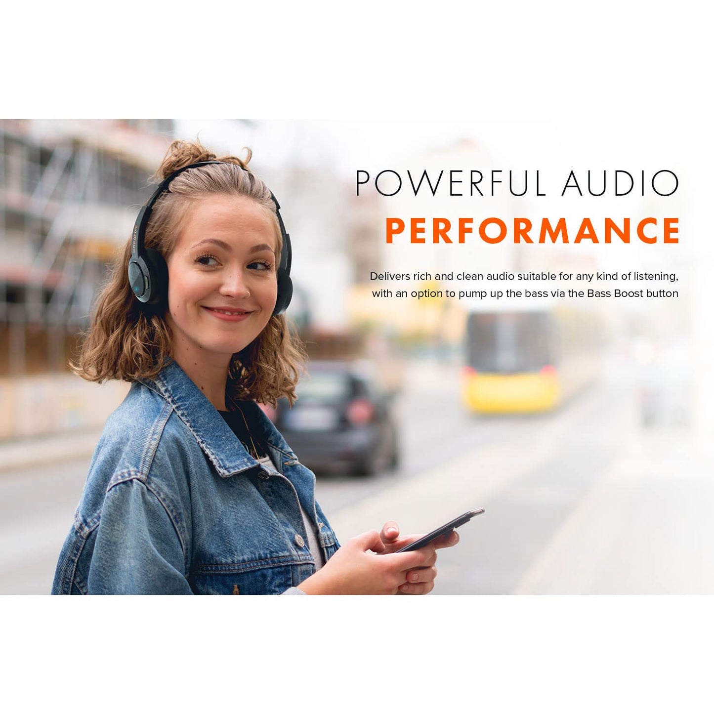 Sound Blaster JAM V2 On-Ear Lightweight Bluetooth 5.0 Wireless Headphones with USB-C, aptX Low Latency, aptX HD, Multipoint Connectivity, Voice…