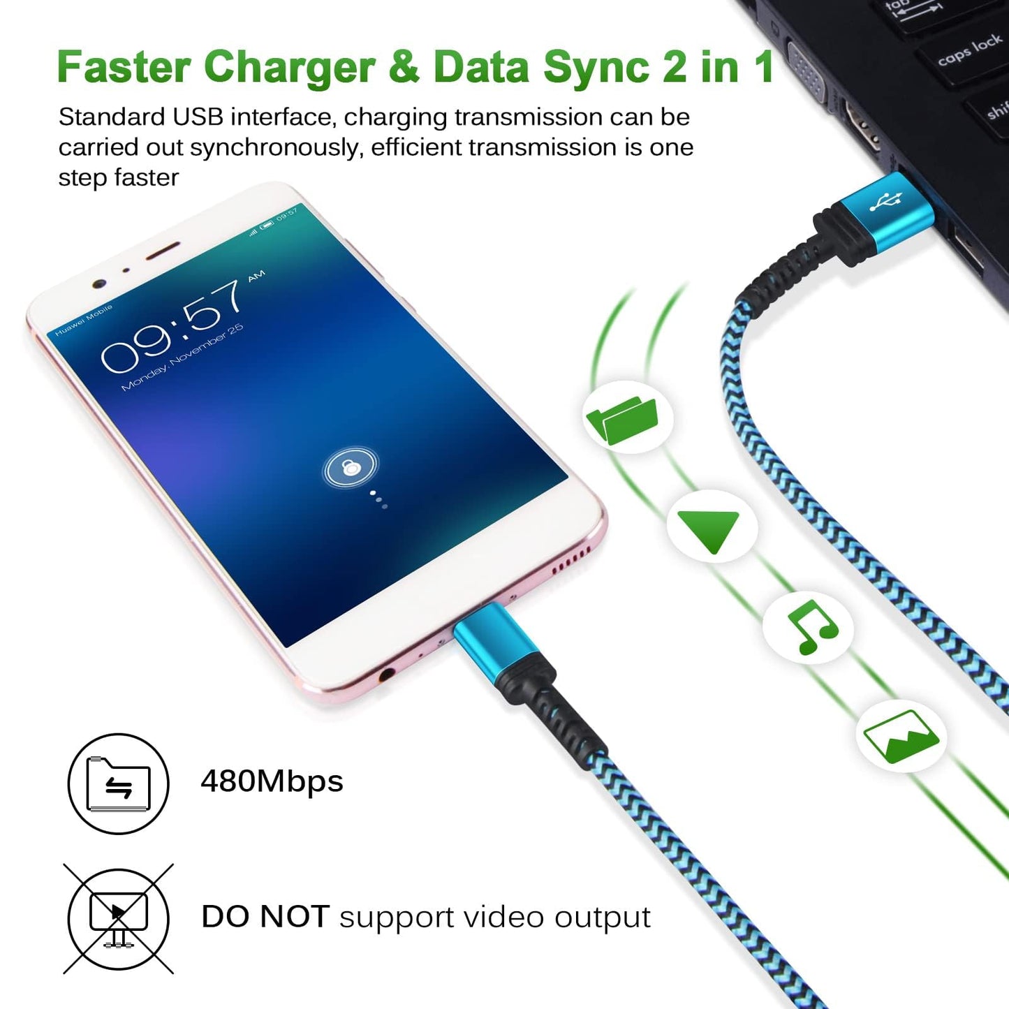 Type C Charger Cable 3 Pack-10ft 6ft 3ft for Samsung Galaxy A15 5G,A17,A16,A56,S25 Ultra,Z Flip7 6,Z Fold7