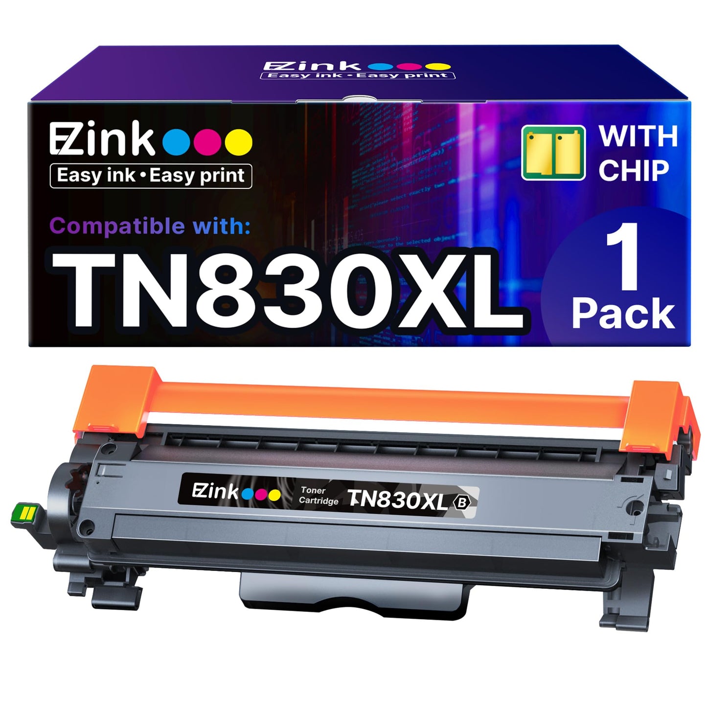 E-Z Ink TN830XL TN830 Compatible Replacement for Brother HL-L2460DW L2640DW