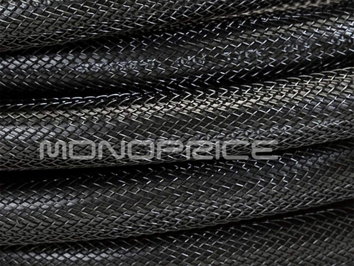Monoprice HDMI to DVI Adapter Cable - CL2, High Speed with Net Jacket, 24AWG, 6 Feet, Black