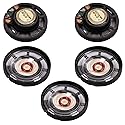 Fielect 5Pcs DIY Magnetic Speaker 0.25W 8 Ohm 29mm Diameter Round Shape Replacement Loudspeaker