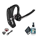 Poly Voyager 5200 Wireless Headset (Plantronics) - Single-Ear Bluetooth Headset w/Noise-Canceling Mic Bundle Including: Goby Labs Mic Cleaner