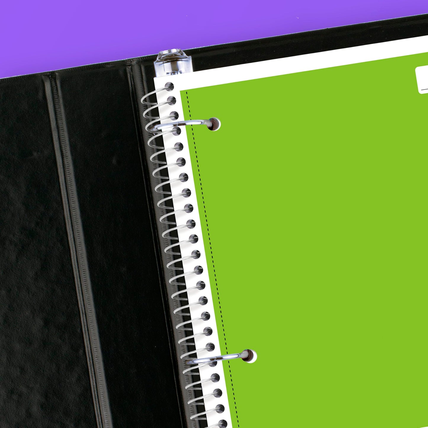 Mead Spiral Notebook, 1 Subject, Wide Ruled Paper, 8" x 10-1/2", 70 Sheets, Selected Colors Will Vary, 6 Pack (930267)