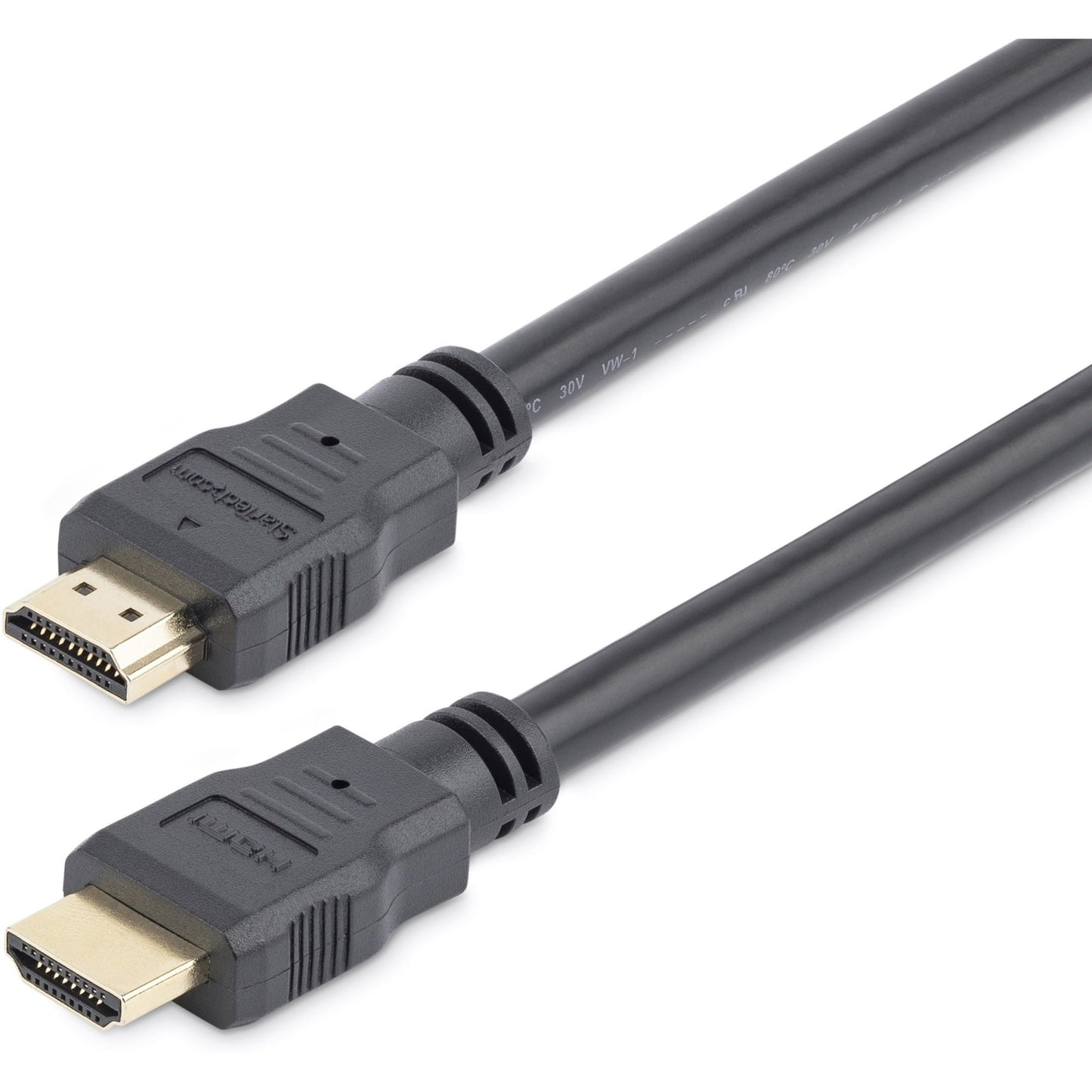 StarTech.com 4K HDMI Monitor Cable, 6ft (2m), 4K30Hz, High speed 10.2 Gbps UHD 1.4 HDMI Cord for Displays, TVs and Projectors