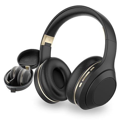 SENTRY OSH Over Ear Bluetooth Wireless Headphones, Active Noise Canceling -20dB Reduction, 22 Hour Battery Life, Control Buttons, Built in Microphone