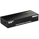 TRENDnet 8-Port Mini Gigabit Switch, TEG-S80g, Ethernet Splitter, NDAA + TAA Compliant, Desktop Metal Ethernet Network Switch, 8 x Gigabit Ports