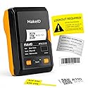 Makeid EP53 Portable Industrial Label Maker, 2" Print Head Bluetooth Label Printer, Mobile APP & PC Editor Compatible, 2000mAh Li-ion Battery, Come