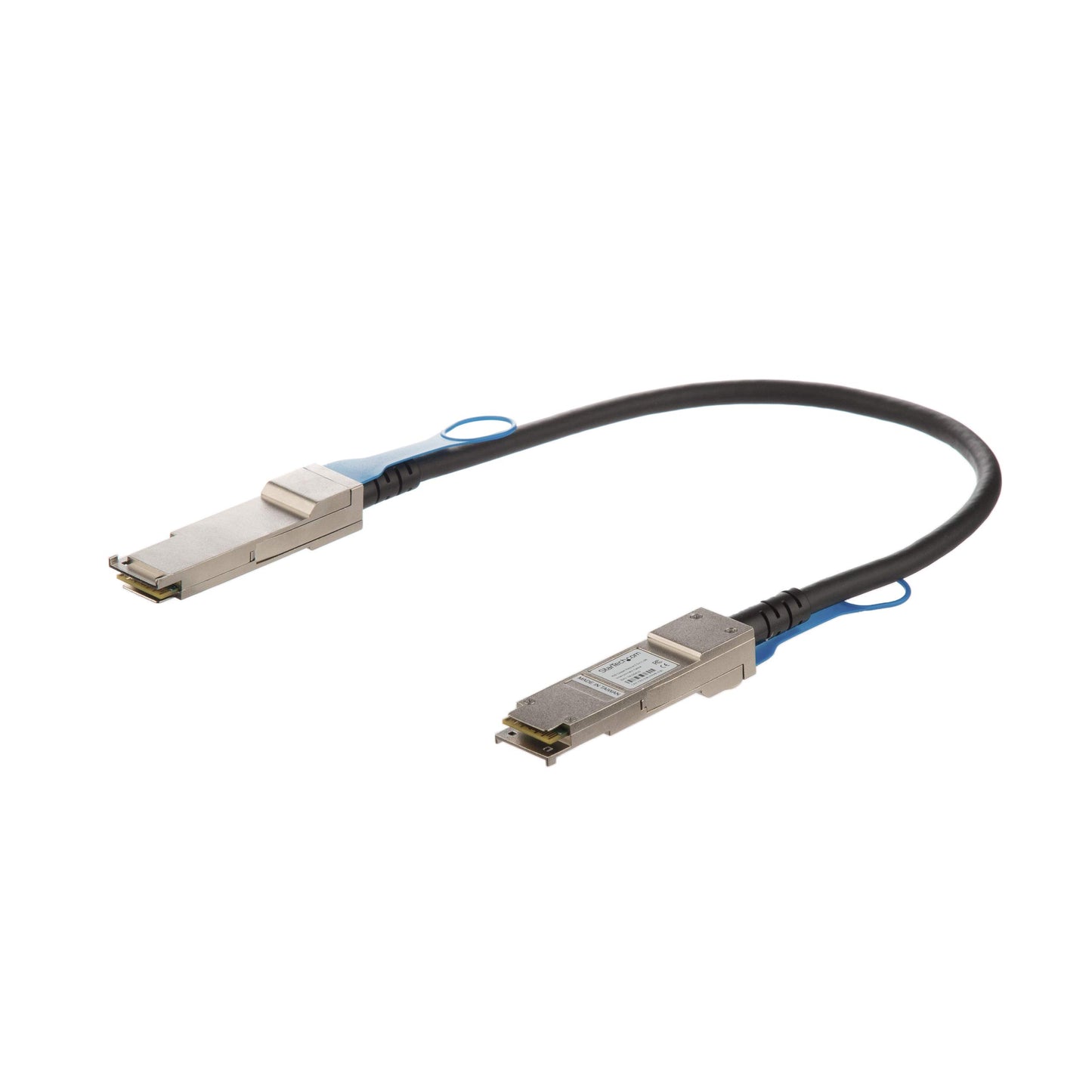 StarTech.com Cisco QSFP-H40G-CU0-5M Compatible 0.5m 40G QSFP+ to QSFP+ DAC Twinax - 40G QSFP+ Copper DAC 40 Gbps Low Power Passive Transceiver Module