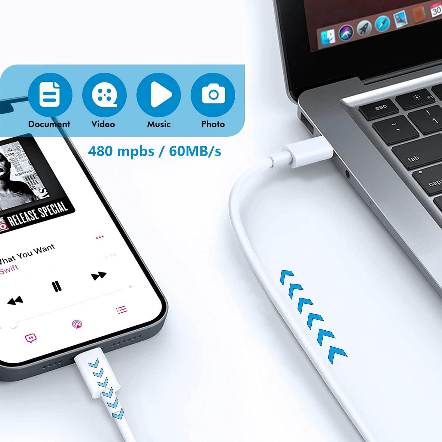 for iPhone 17 16 15 Charger Fast Charging 2Pack 20W USB C Wall Charger with 6FT Fast Charging Cable Compatible with iPhone 17/17 Air/17 Pro/17 Pro