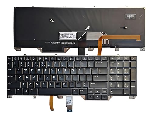 Laptop US Keyboard Compatible for Dell Alienware 17 R4 17 R5 Backlit 0ND5TJ 00WN4Y PK131QB1A00 PK1326T1B01 NSK-EE1BC