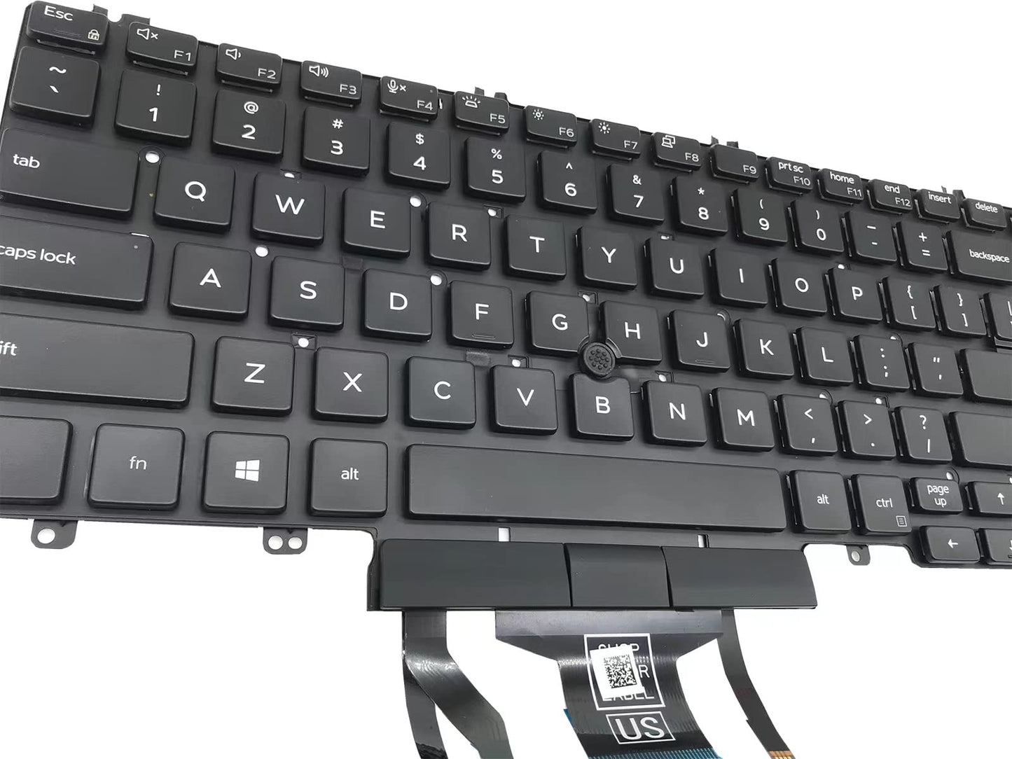 Replacement Keyboard Backlit for Dell Precision - 3500 3501 3540 3541 Keyboard for Latitude 5500 5501 5510 Series 0MMH7V NSK-EX0BC PK132FA1B00 US