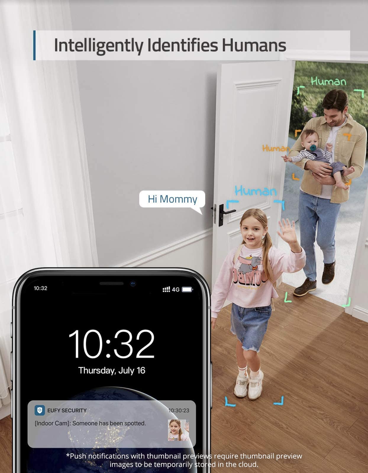 eufy Security Indoor Cam E220 2-Cam Kit, 2K Security Indoor Camera Pan & Tilt, Plug-in Camera with Wi-Fi, Human & Pet AI, Voice Assistant