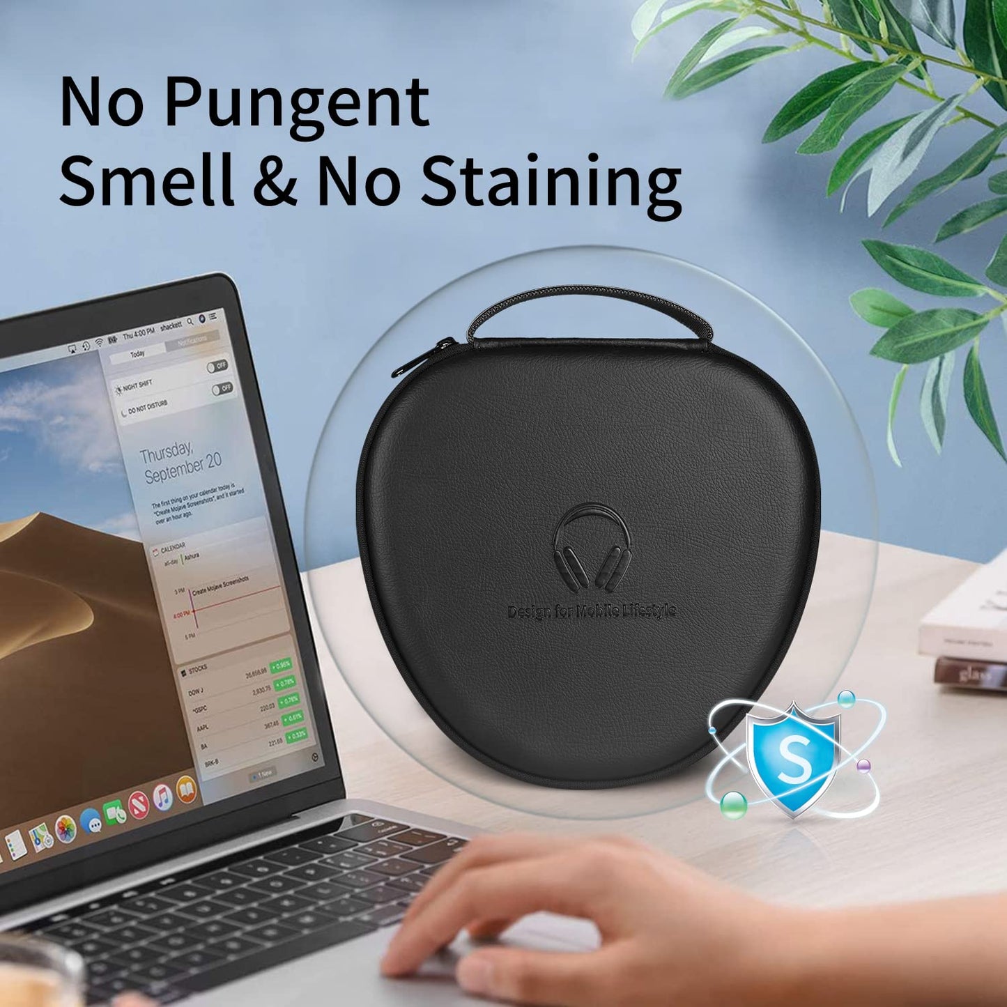 for Apple AirPods Max Case Accessory: WIWU AirPod Max Case with Sleep Mode | Airpod Max Accessories for Apple Headphones | Ultra-Slim Travel Carrying