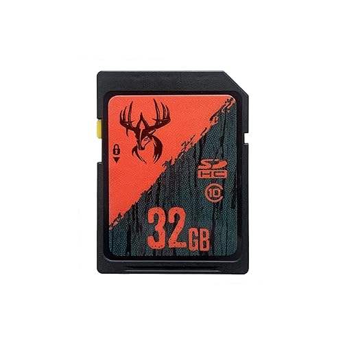 Wildgame Innovations 32GB SD Memory Card 10MB/Sec Class 10 SD Card Compatible with Most SD-Compliant Trail Cameras & Devices