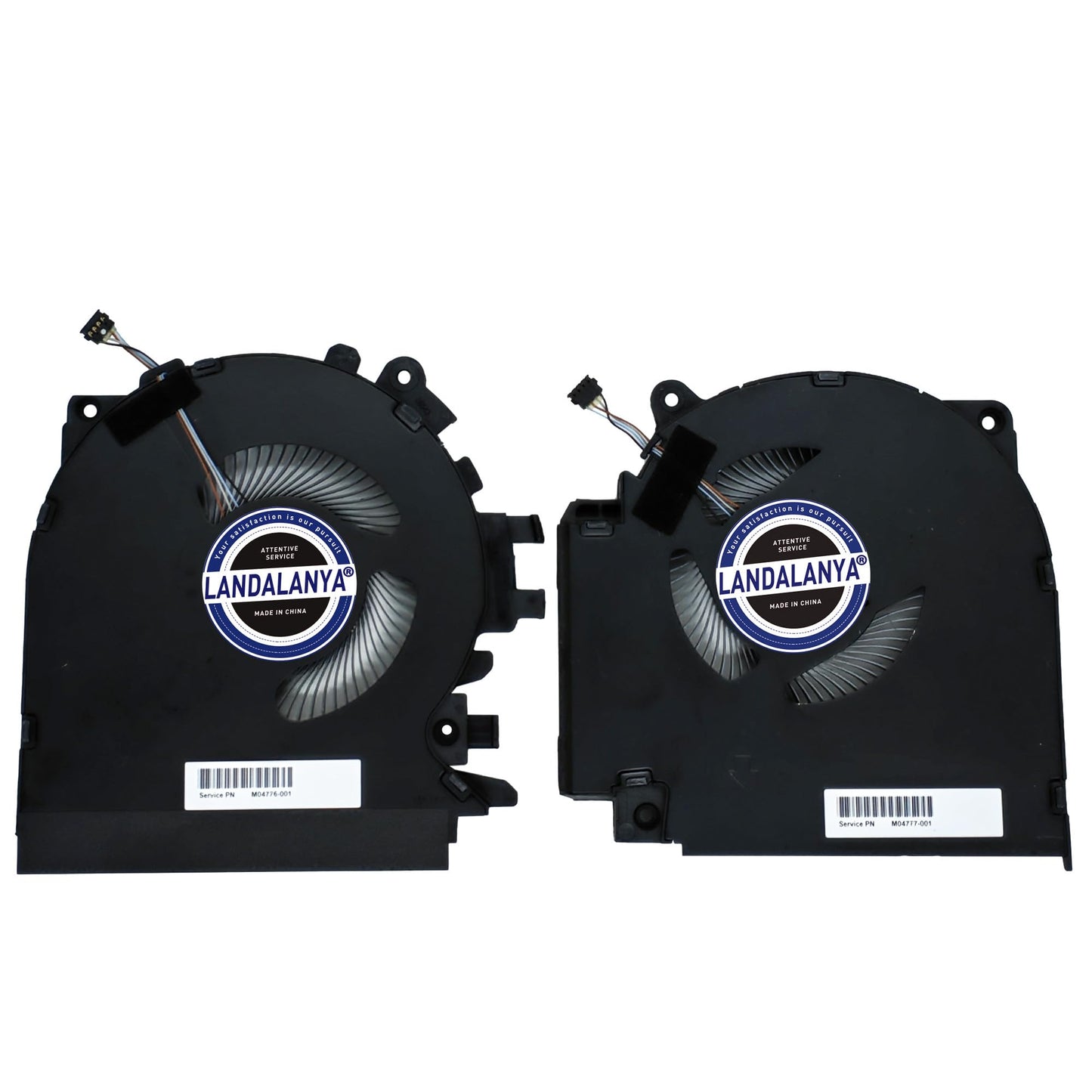 LANDALANYA Replacement New CPU and GPU Cooling Fan for HP Envy 15-EP TNP-Q237 Series M04776-001 M04777-001 ND85C25-19J12 ND85C24-19J11 DC12V 0.5A Fan