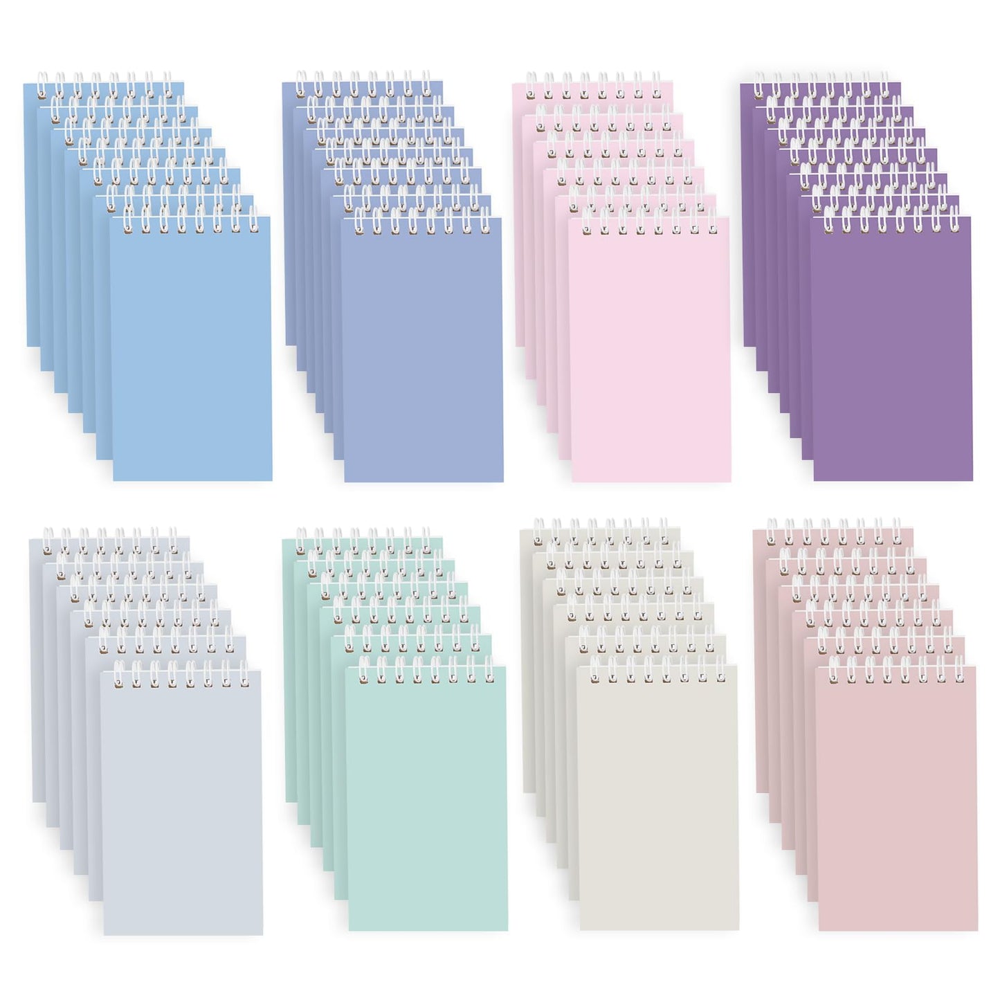 Ddaowanx Mini Notebooks Bulk,3x5 Pocket Spiral Notepads With Lined Pages