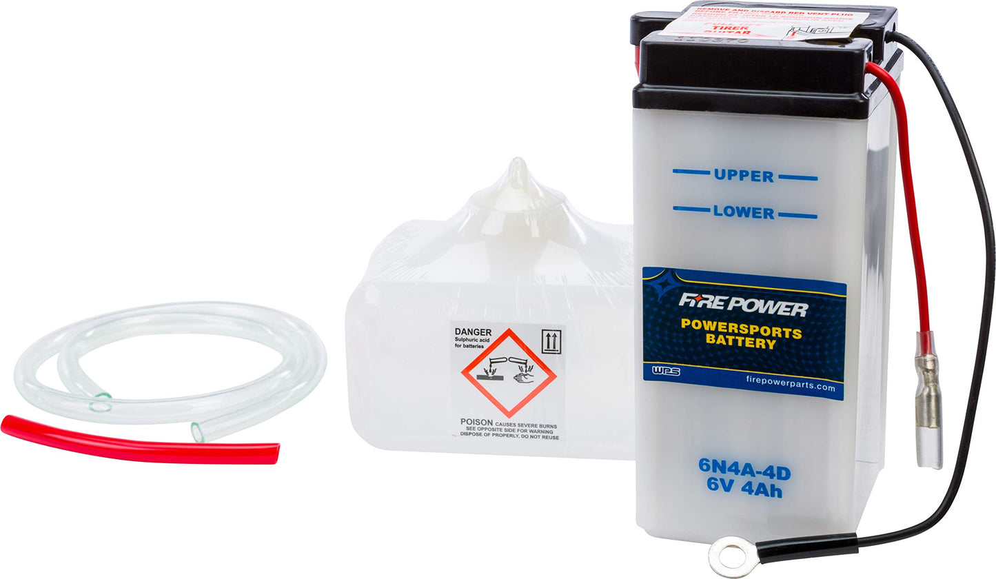 Fire Power Conventional Battery With Acid Pack - YAM RD60 1973-1975; YAM RS100