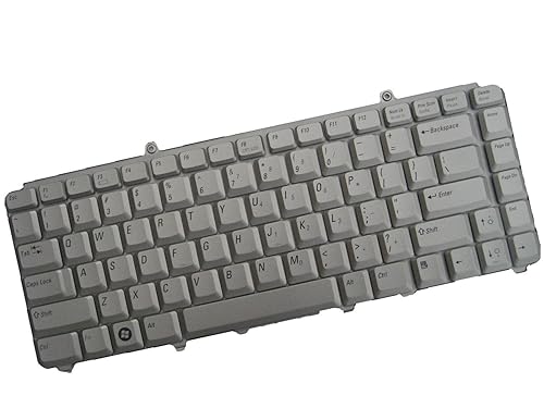 New Laptop Keyboard Replacement for Dell Inspiron 1318 1420 1520 1521 1525 1526 XPS M1330 M1530 PN:NK750 MU194 0MU194 0NK750 US Layout Silver Color