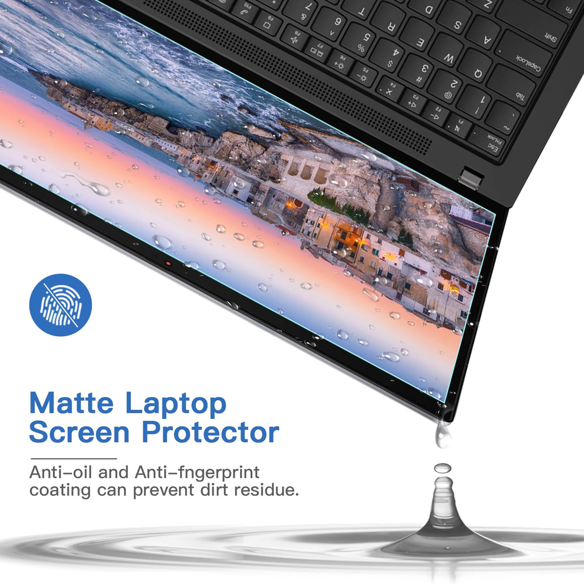 2 Pcs 14 Inch (1920x1200P) Laptop Blue Light Screen Protector, Reduce Eye Strain Anti Glare Blue Light Blocking Screen Protector for 14’’ with 16:10