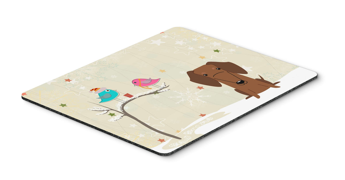 Caroline's Treasures BB2602MP Between Friends Dachshund - Red Mouse Pad, Hot Pad or Trivet for Home Office Gaming Working Computers Laptop Mouse