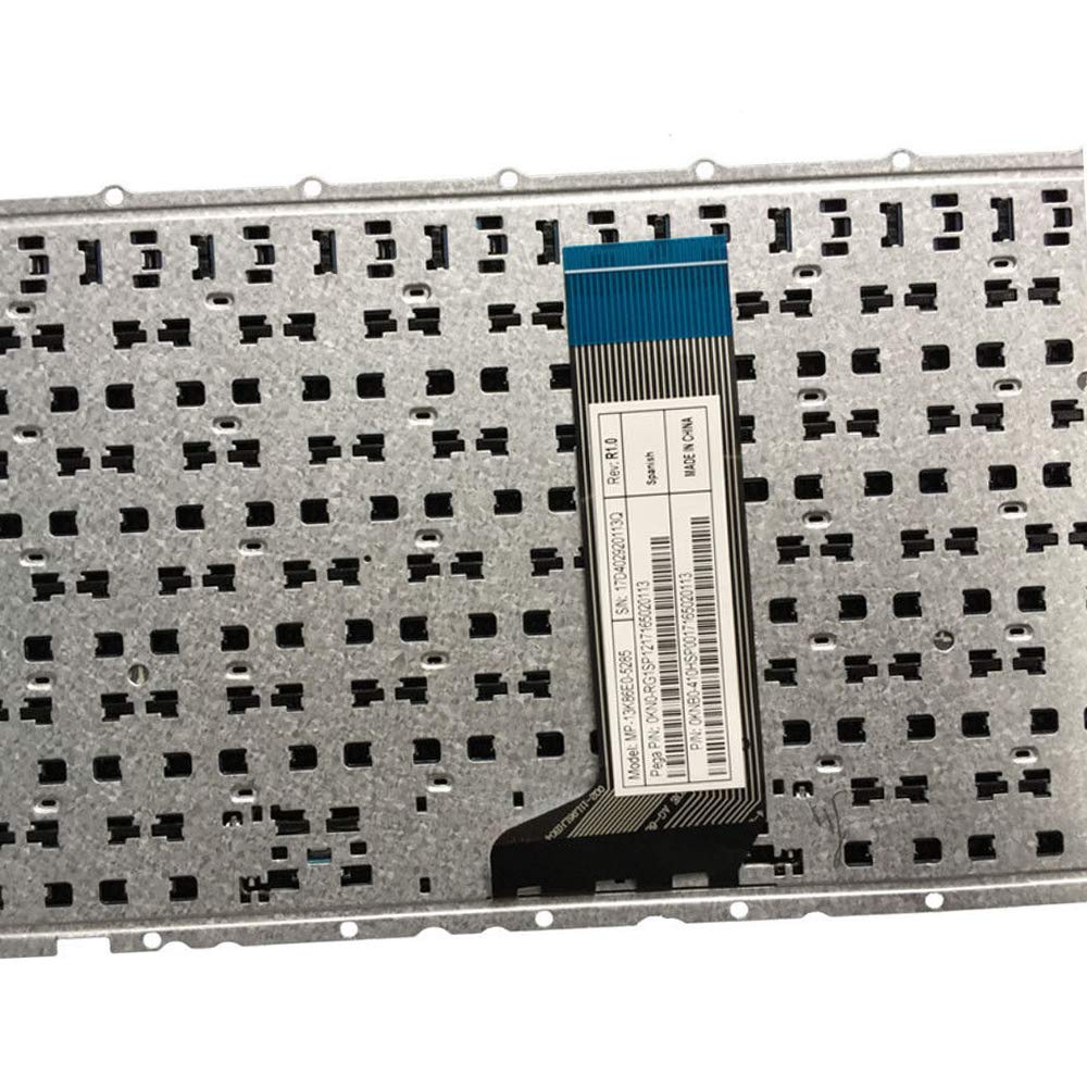 YUHUAI Laptop Replacement Keyboard, Spanish QWERTY Layout, USB-A, 104 Keys, Ergonomic, Modern, Ambidextrous, For Asus X451E, X451C, X451V, X451M,