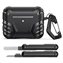 MoKo for AirPods Pro 3 Case (2025), Cool Armor Case Compatible with Apple AirPods Pro 3rd Generation, TPU Full Protective Shockproof Cover