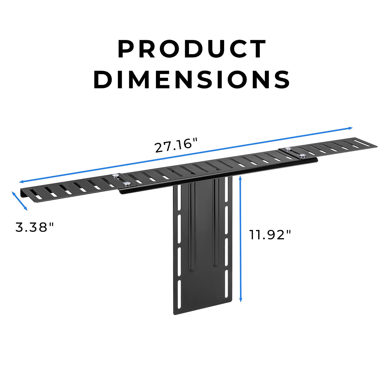 HumanCentric DSLR Monitor Mount Extra Large, Desk Camera Mounting, Light Webcam, Microphone Shelf for Monitor VESA Arm, Replace Clamp Tripods