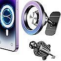 for Magsafe Car Mount Vent?20 Strong Magnets?for iPhone Magnetic Car Mount?360°?Cell Phone Mount for Car?Hands Free?Air Vent Phone Holders for Your