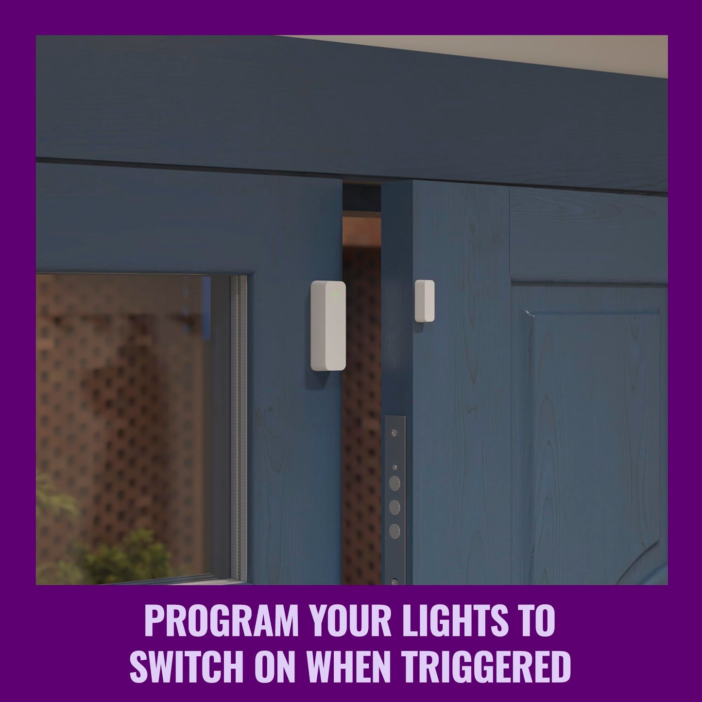 WiZ Connected Contact Sensor 1-Pack - Home Monitoring, Home Automation, Real-Time Alerts, Light Alarms, Easy Setup