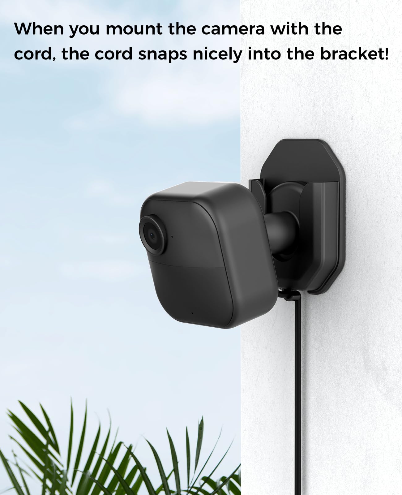 3 Pack Blink Camera No Drill No Screws Wall Mount Bracket for Blink Outdoor 4/Outdoor 2K+/Mini /Mini 2K+ /Indoor Camera, HBV Adhesive Mount
