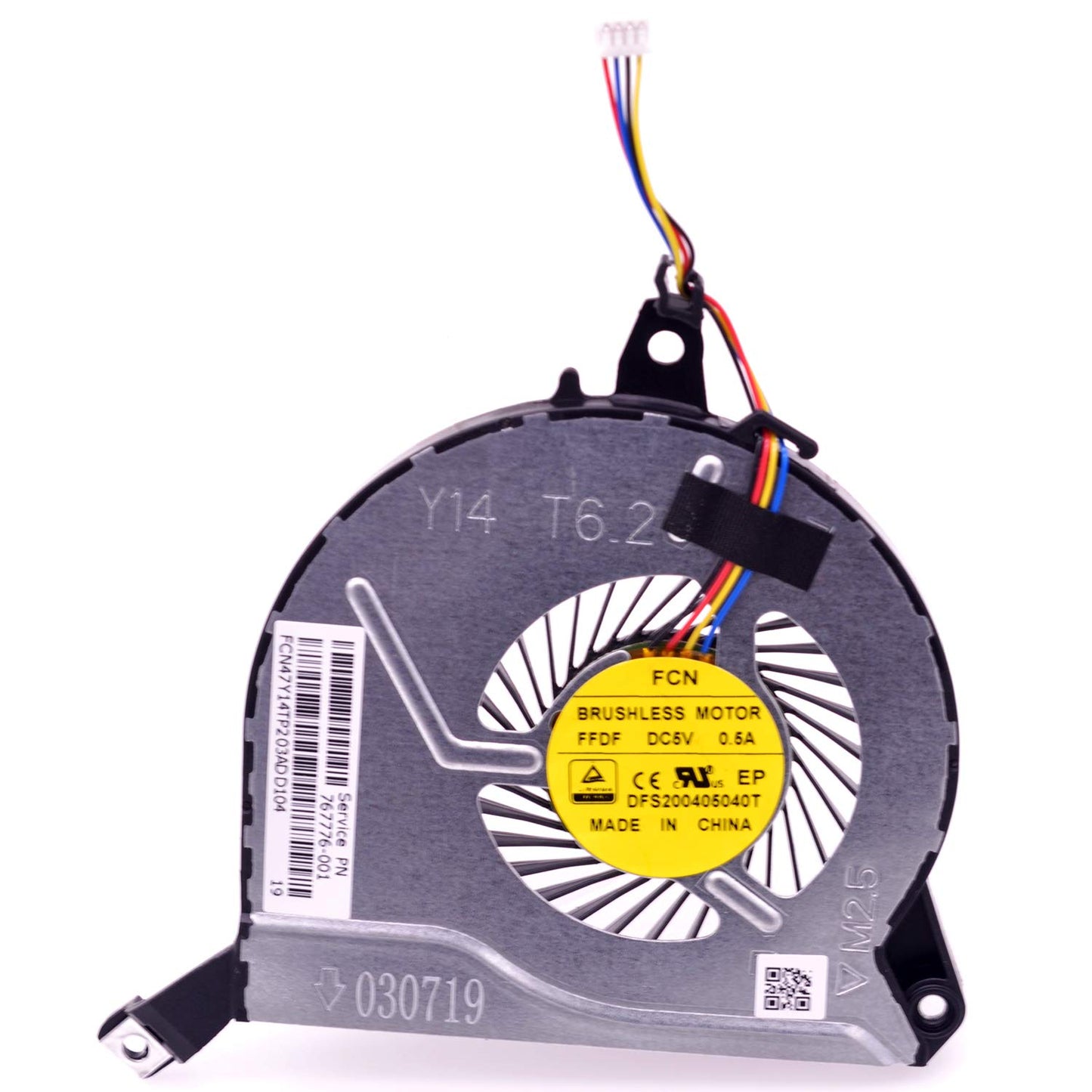 Deal4GO CPU Cooling Fan 763700-001 762505-001 Replacement for HP 15-P 15-F 15-K 14-V 14-P 17-F 17-K 14-U M7-K 13-A M6-N 14-X