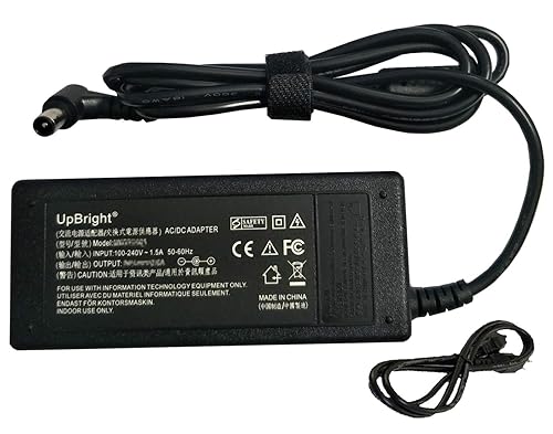 UpBright 24V AC/DC Adapter Compatible with Samsung HW-KM45 HW-KM45C HW-KM55 HW-KM55C HW-KM47 HW-KM47C HW-KM57 HW-KM57C Wireless Soundbar System 24VDC…