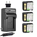 Kastar BN-VF707 Battery (3-Pack) and Charger Kit for JVC GZ-DF240, GZ-DF270, GZ-DF470, GZ-MG27, GZ-MG37, GZ-MG39, GZ-MG40, GZ-MG47, GZ-MG50, GZ-MG57