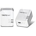 TRENDnet Powerline 1300 AV2 Adapter Kit, Includes 2 x TPL-422E Powerline Ethernet Adapters, IEEE 1905.1 & IEEE 1901, Gigabit Port, Range Up to 300m