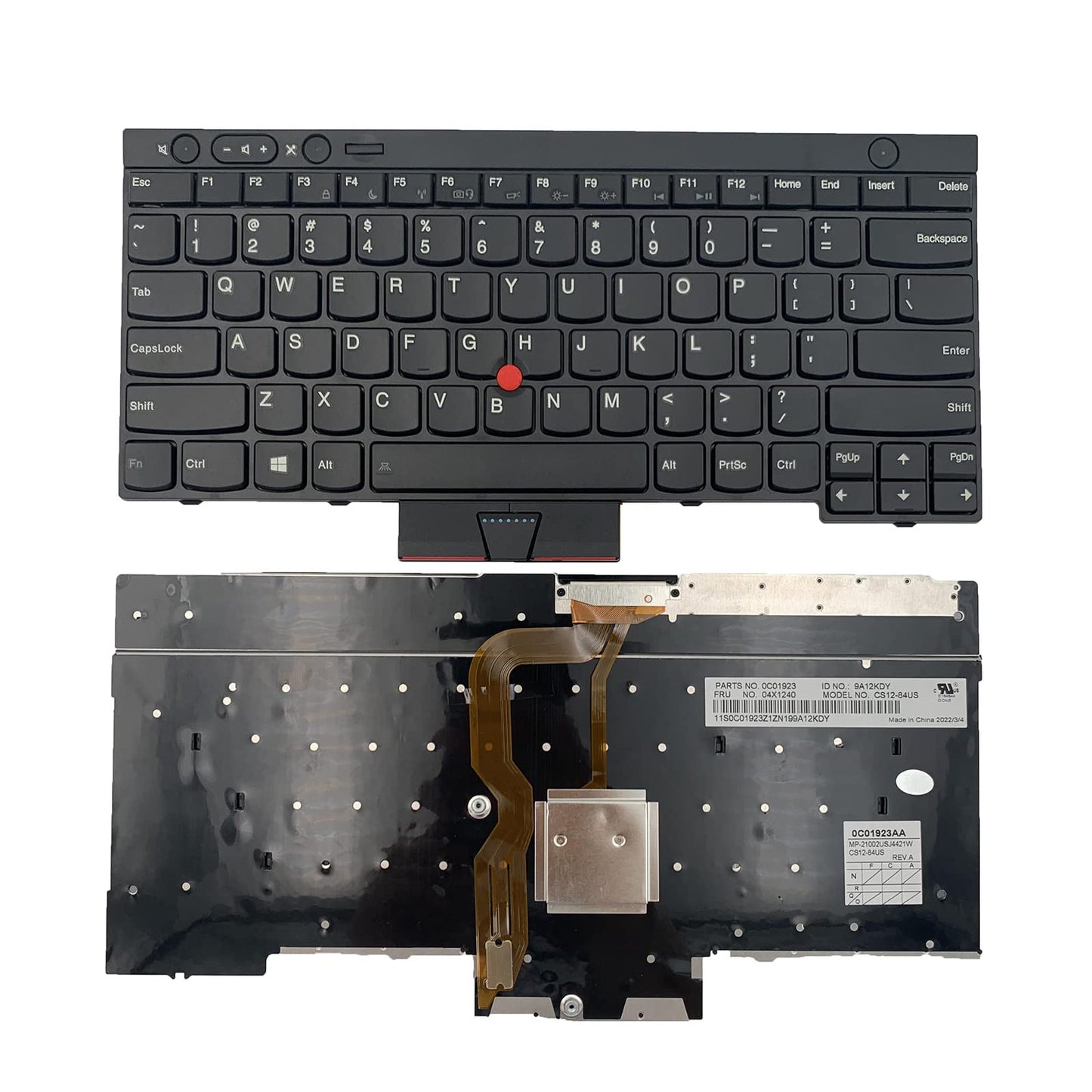 LXDDP T430 T430S X230 T530 W530 Laptop Replacement Keyboard for Lenovo IBM ThinkPad T430 T430S T430I X230 X230T X230I T530 W530 (Not Fit T430U X230S)