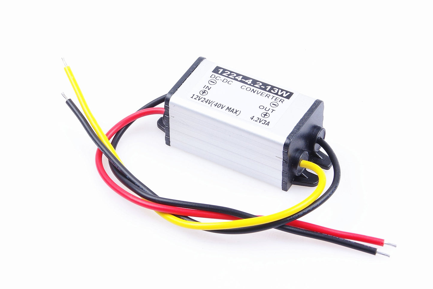 KNACRO DC Converter 9V 12V 24V 36V (6.2-40V) Step Down to 4.2V 3A 12.6W Power Supply Module (DC 4.2V 3A)